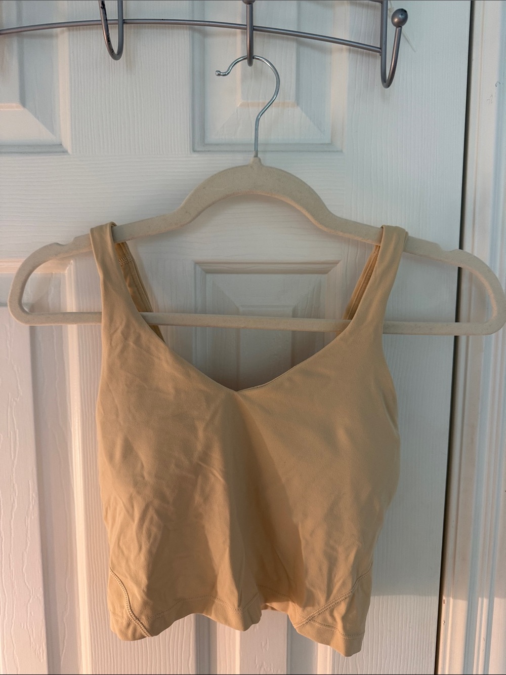 lululemon athletica light beige tank top